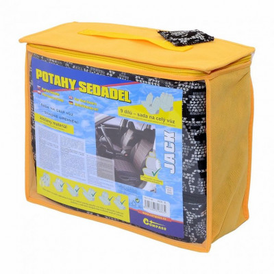 Poťahy sedadiel Jack III. Airbag, súprava 9 ks