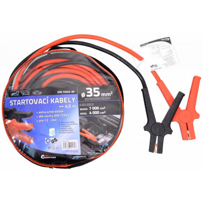 Štartovacie káble - 450 cm, TÜV / GS