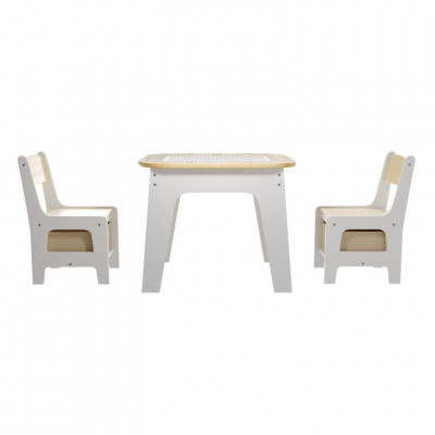 Detský stôl a stoličky s úložným priestorom a doskou