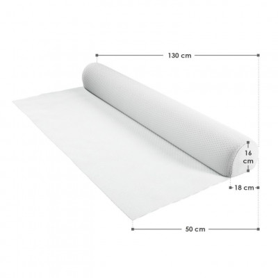 Detská nafukovacia zábrana Louana 130 cm, biela