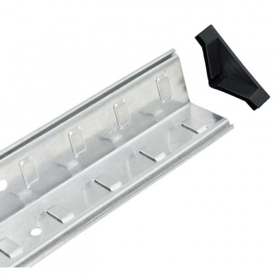 Kovový rohový regál 180x70x40-70 cm, 5 políc, nosnosť 875 kg