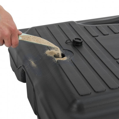 Basketbalový kôš s nastaviteľnou výškou na vonkajšie použiti