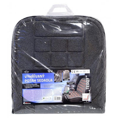 Poťah sedadla vyhrievaný TEDDY s termostatom - 12 V , predný
