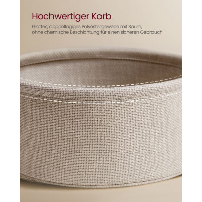 Moderný konferenčný stolík s látkovým košom