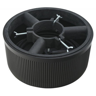 Stojan na vianočný stromček, 5 l, sivý