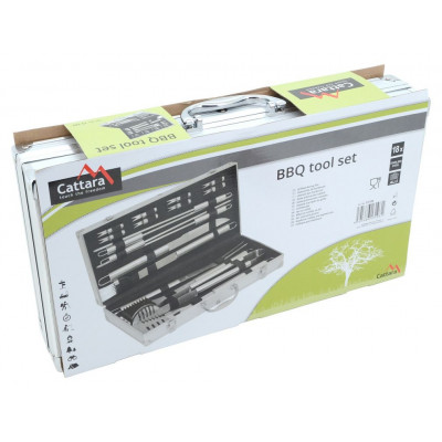 Grilovacie náradie sada 18 ks ALU kufrík