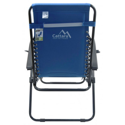 Kreslo kempingové polohovacie LIVORNO - modré