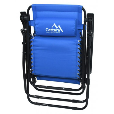 Kreslo kempingové polohovacie LIVORNO - modré