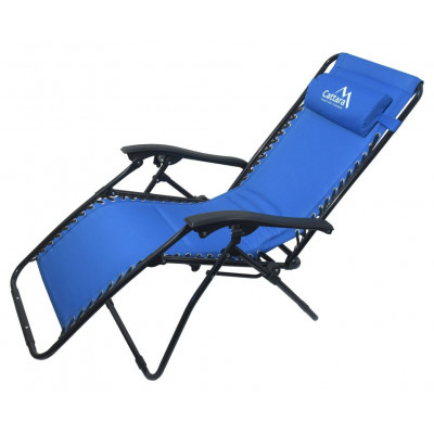 Kreslo kempingové polohovacie LIVORNO - modré