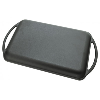 Grilovacia panvica s držadlami 33 x 21,5 cm, liatina