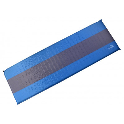 Karimatka samonafukovacia 195 x 60 x 5 cm modro-sivá