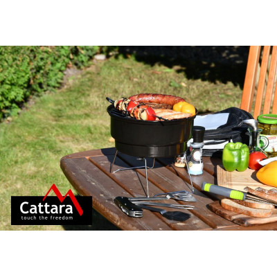 Cattara gril na drevené uhlie BOSA prenosný, 26 x 22 x 26 cm