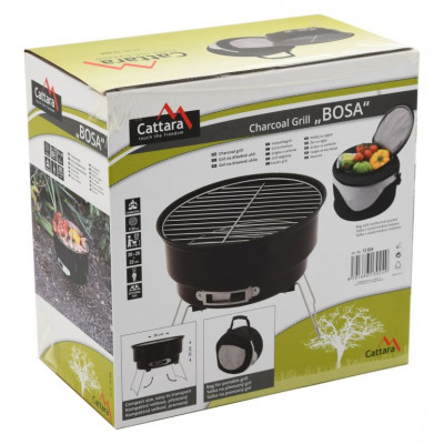Cattara gril na drevené uhlie BOSA prenosný, 26 x 22 x 26 cm