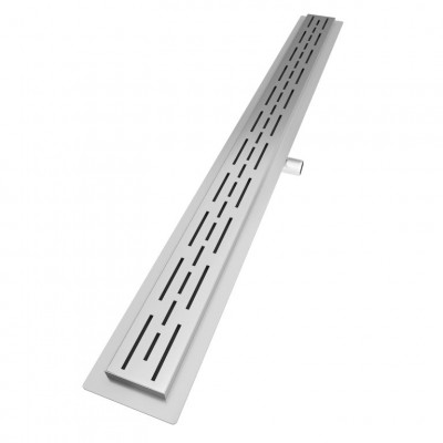 Aquamarin Sprchový podlahový žľab prerušovaný, 130 cm