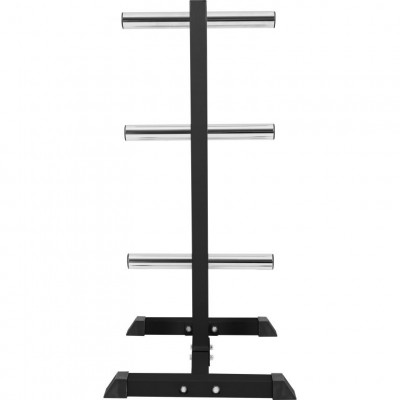 Gorilla Sports Stojan na olympijské kotúče 112 cm, čierny