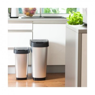TWIST METALIC odpadkový kôš - 50 l