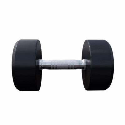 Gorilla Sports Jednoručná činka čierno/biela, 12,5 kg