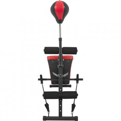 Gorilla Sports Lavička s boxovacou hruškou, 145 x 61 x 100 cm