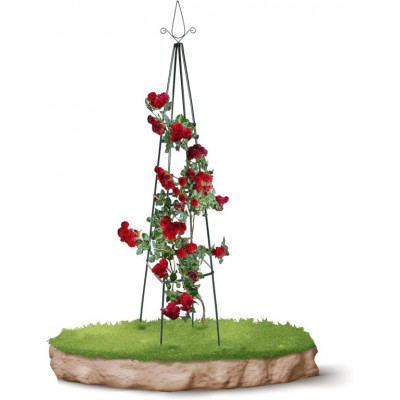 Kovová opora pre popínavé rastliny 195 cm, sada 2 ks