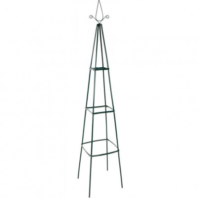 Kovová opora pre popínavé rastliny 195 cm, sada 2 ks