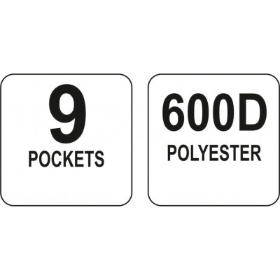 Taška na náradie s oceľovou rukoväťou