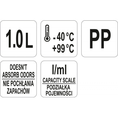 Džbán s odmerkou 1000 ml
