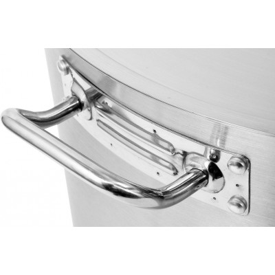 Hrniec s pokrievkou 24 x 11 cm, 5 l, nerez