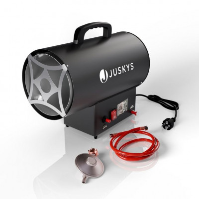 15 kW plynový ohrievač vzduchu – čierny