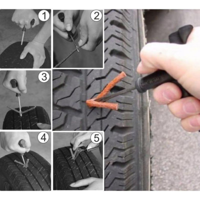 COMPASS Sada na opravu defektu pneumatiky, 45 dielov