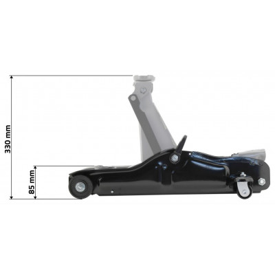 COMPASS Hydraulický pojazdný hever, nízkoprofilový, do 2 ton