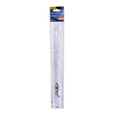 COMPASS Reflexný opasok Roller S.O.R., strieborný