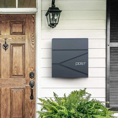 Antracitová poštová schránka s mechanizmom pomalého zatváran