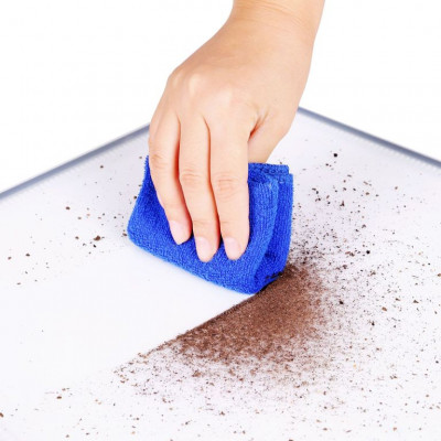 Klietka pre malé zvieratá s podlahou, biela