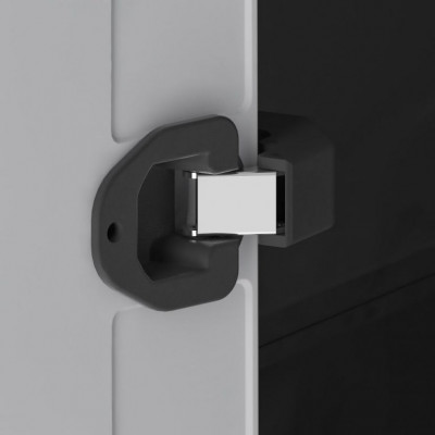 Záhradná vonkajšia skrinka TITAN HIGH - 182 x 80 x 44 cm