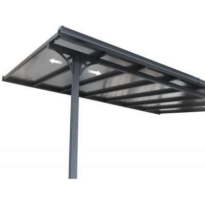 Veľká záhradná hliníková pergola BRUCE J, 618 x 305 cm