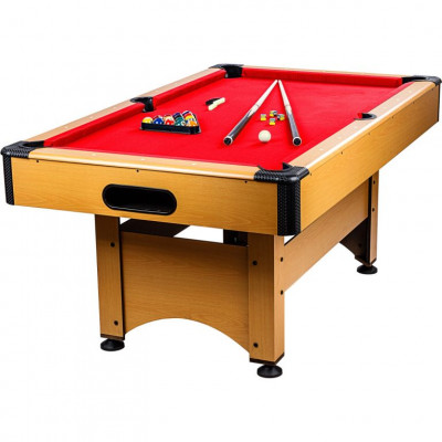 GamesPlanet® biliardový stôl TRENDLINE, 6ft, červený