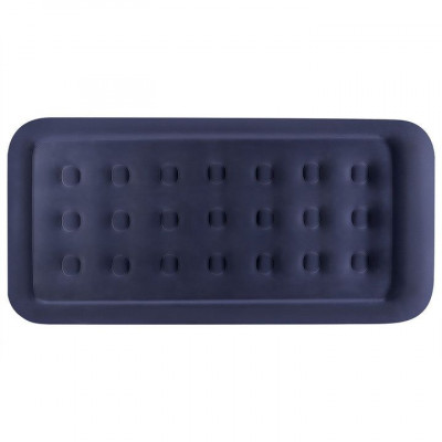 Nafukovacia matrac s pumpou, 191 × 91 × 44 cm, modrá a biela