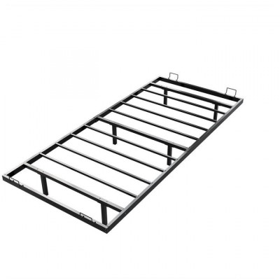 Dizajnová posteľ 90x200 čierna s LED podsvietením