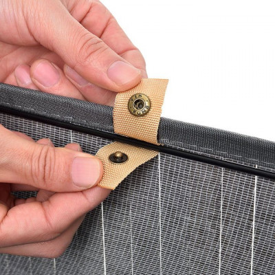 Bambusový košík na bielizeň s vekom, 72 l, sivý