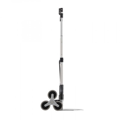 Skladací schodový vozík, 80 kg, teleskopická rukoväť
