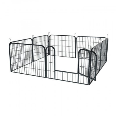 Kovová klietka pre šteniatka a malé zvieratá 160x160x60 cm