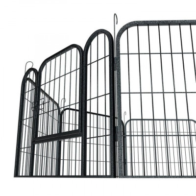 Kovová klietka pre šteniatka a malé zvieratá 160x160x60 cm