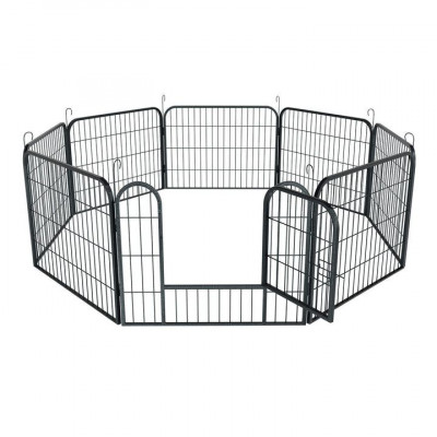 Kovová klietka pre šteniatka a malé zvieratá 160x160x60 cm