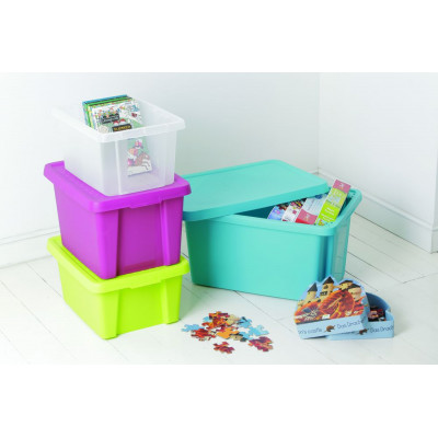 Úlložný box s vekom CURVER- zelený 16 l