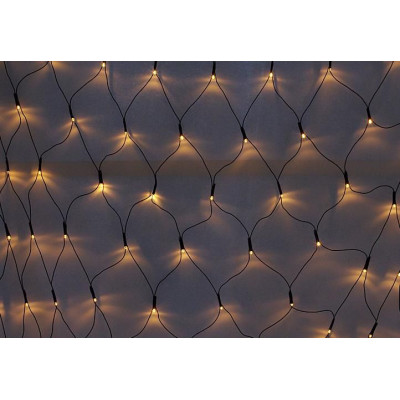 NEXOS diLED svetelná sieť 100 LED, teplá biela + napájanie