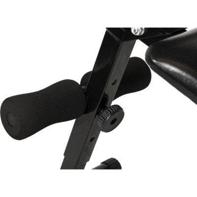 Gorilla Sports Set lavička a multifunkčná hrazda, čierna