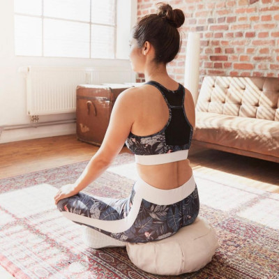 Gorilla Sports Meditačný vankúš, farba piesku