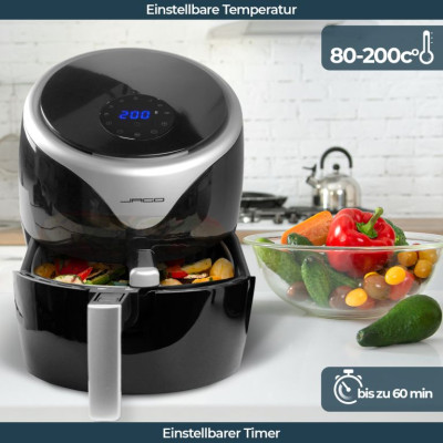 Horkovzdušná fritéza - čierna