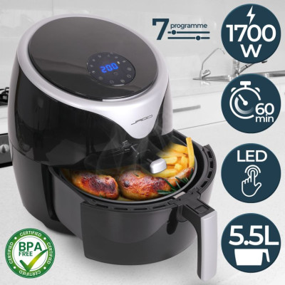 Horkovzdušná fritéza - čierna