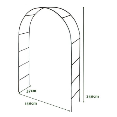 Anaterra Záhradný oblúk pre popínavé rastliny, 2 ks, 13 mm